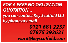 contact Key Scaffold for all scaffolding hire in Birmingham West Midlands